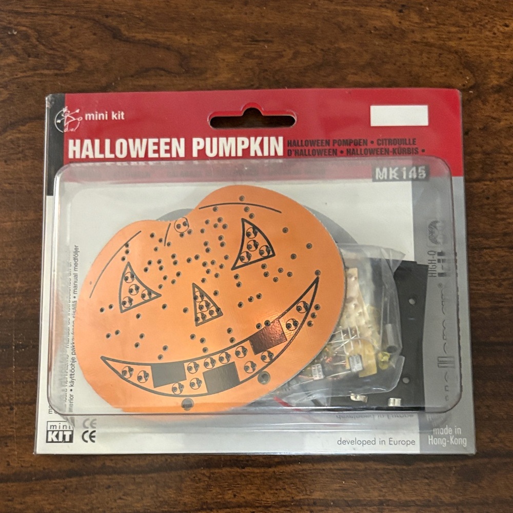 Halloween Pumpkin 25 LED Kit DIY Set, New 🎃